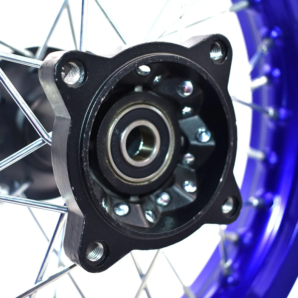 Dirt Bike Rims 1.85-12 Front Or Rear Wheel Rim 12inch Pit Bike Aluminum Alloy Circle With 12MM Or 15MM Wheel Axle Hole