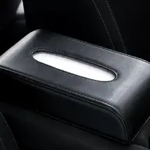 Коробка для салфеток автомобиля из искусственной кожи подлокотник Тип коробка салфеток держатель авто аксессуары для интерьера