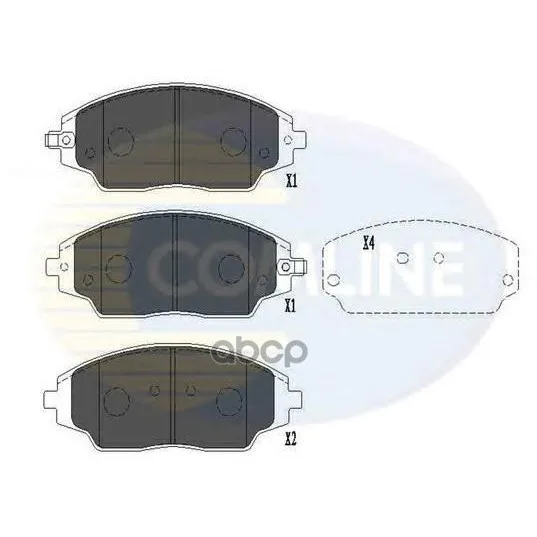 Колодки Тормозные Дисковые | Перед Прав/Лев | Chevrolet Aveo(T300) 1.2-1.6/1.3d 11- Comline арт. CBP36083