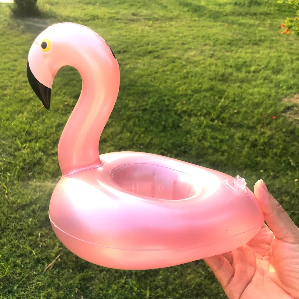 rose golden swan