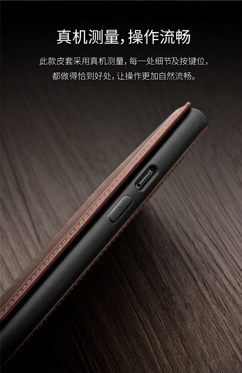 QIALINO, деловой откидной Чехол для Oneplus 7T Pro из натуральной коровьей кожи, чехол для телефона Oneplus 7T 7 TPro, тонкая защитная сумка
