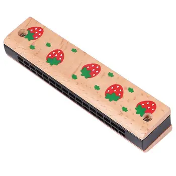 

1Pc Children Harmonica Early Education Musical Toys Intelligence Learning Bauble Toys Random Color And Pattern (16-hole)