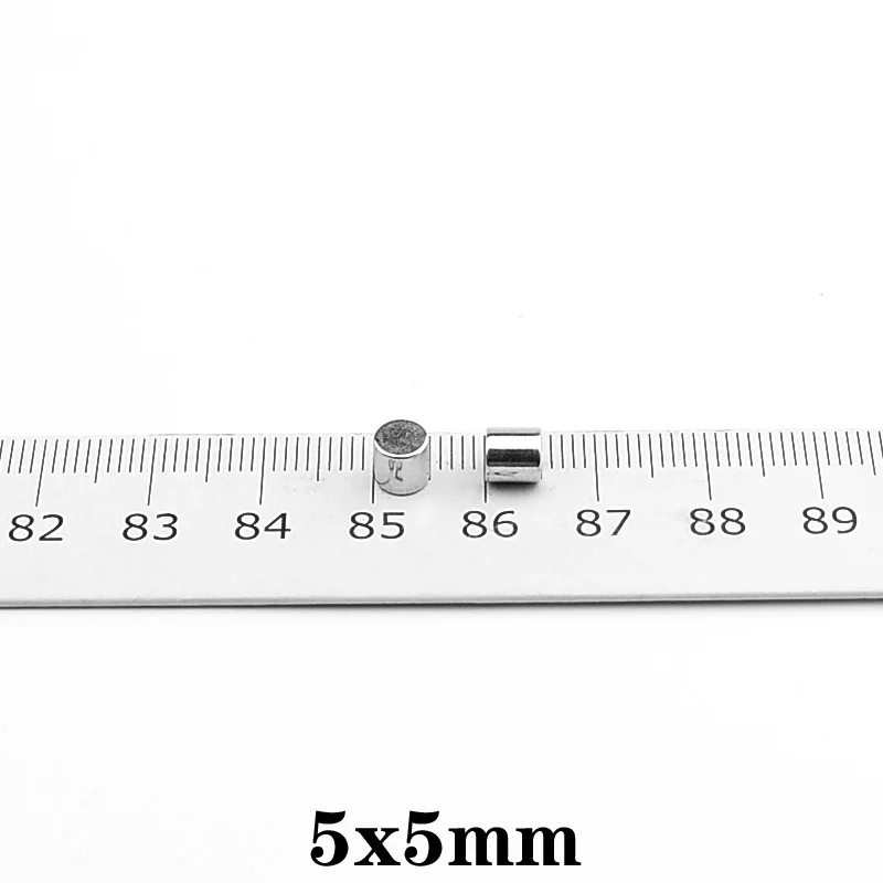 

20~500pcs 5x5 mm Super Strong Neodymium Magnet 5mm x 5mm Powerful Disc Magnets 5x5mm Permanent Small Round Magnet sheet 5*5 mm