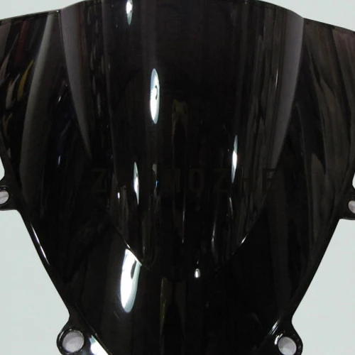Мотоцикл лобовое стекло Double Bubble ветровое стекло Обтекатели для HONDA CBR500R CBR 500 R - Цвет: Черный