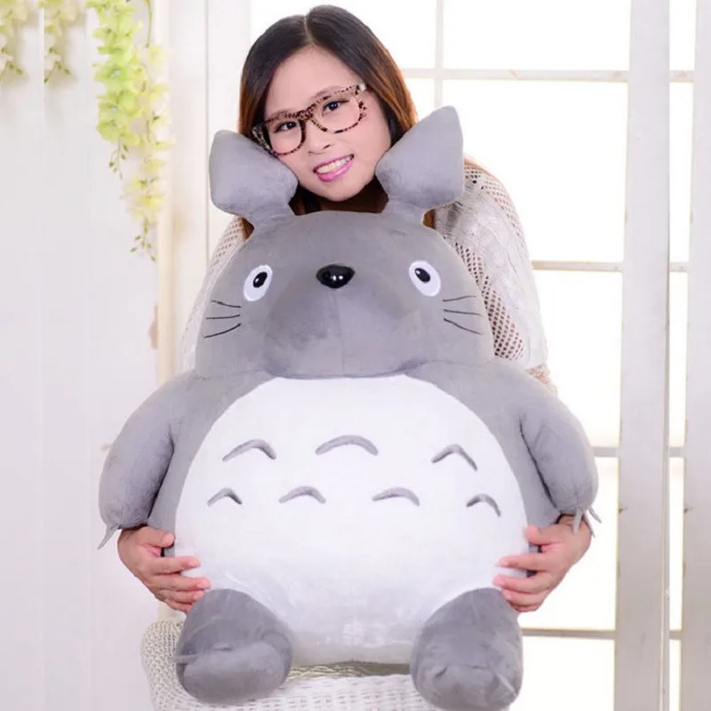 Totoro плюшевые игрушки мягкие набивные животные аниме мультяшная Подушка