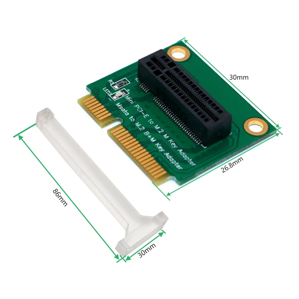 Адаптер M2 SSD M Key M.2 PCI E NVME для мини карты или B + NGFF SATA Bus в карточка mSATA конвертер