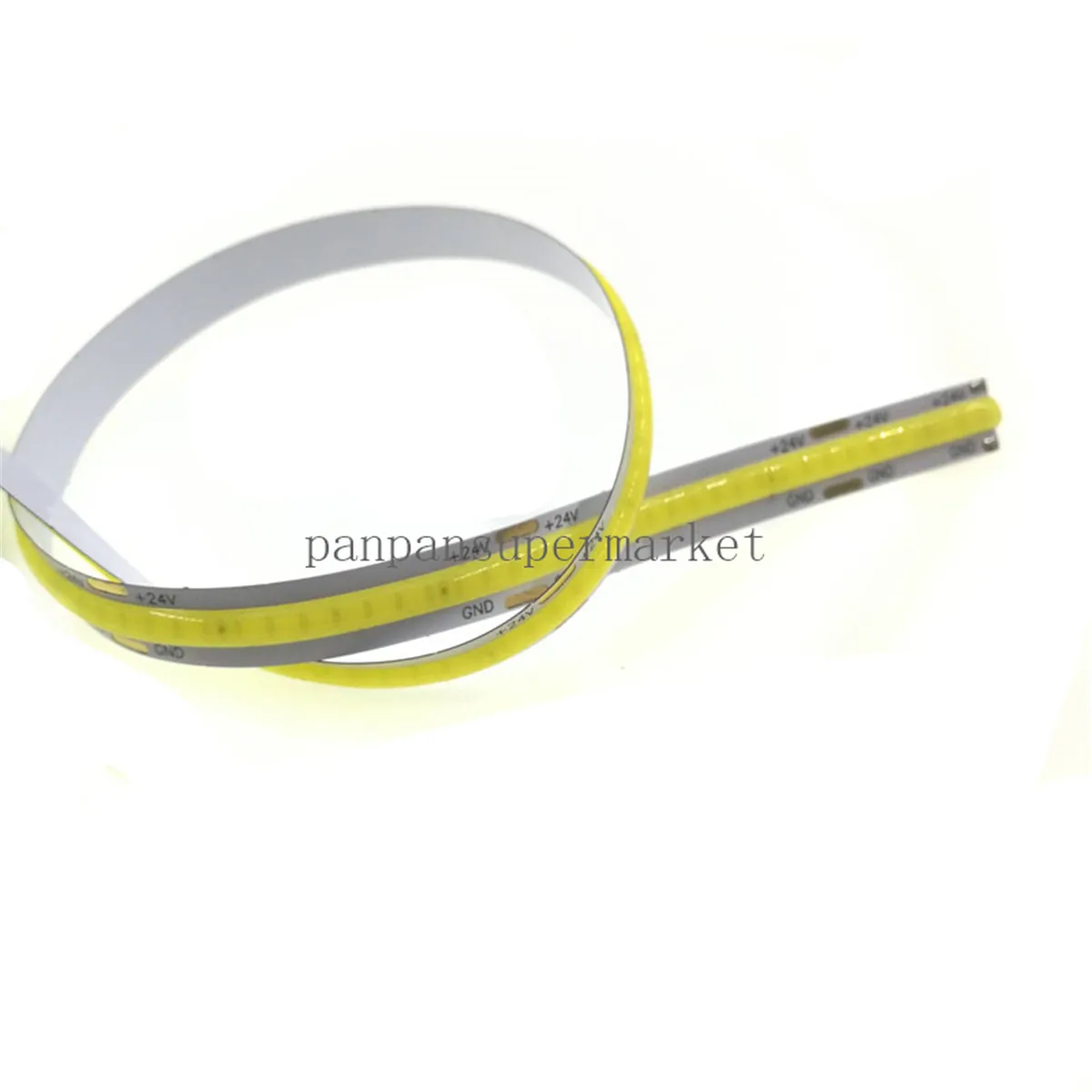 Высокая плотность COB/FOB гибкие светодиодные полосы 12 V/24 V для Шкаф Настенный декор