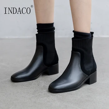 

Black Booties Fashion Chelsea Boots Women Ankle Boots for Women 3cm