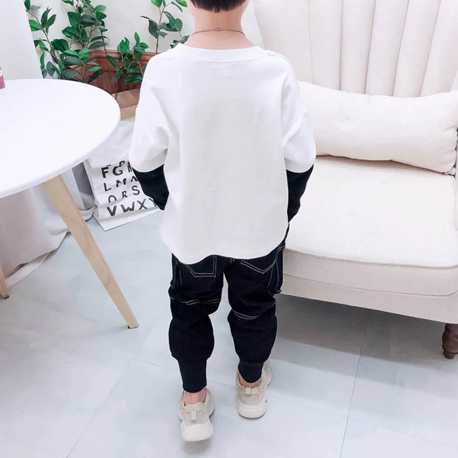 Jeans For Boy Cargo Pants Kids Jeans Boys Fashion Pocket Jeans Kid Fall Casual Children's Clothing For Boys Christmas Gift