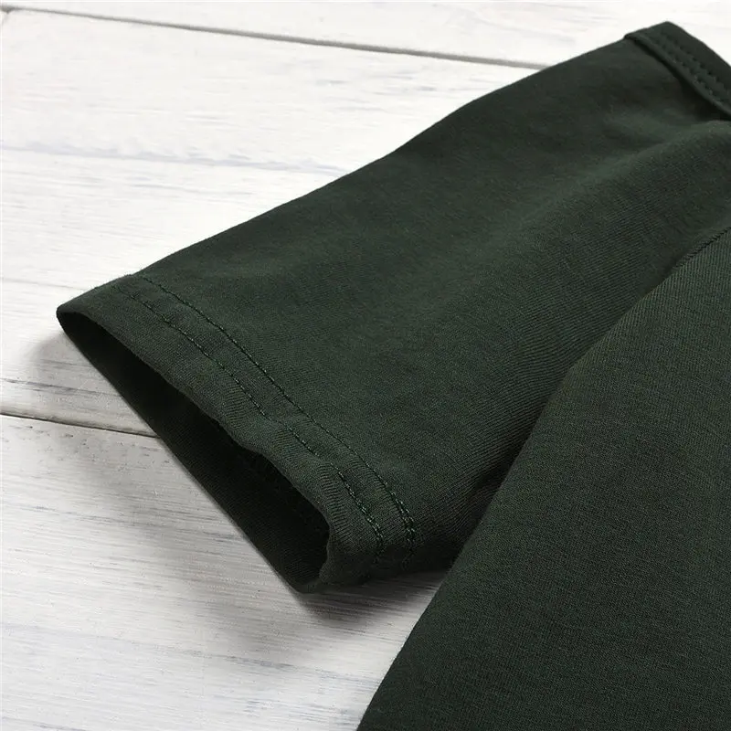 toddler kid girl clothes set black t-shirt brown skirt 2pcs summer outfit children clothes (10)