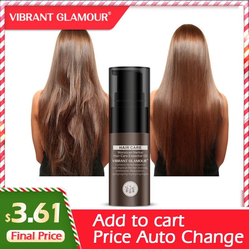 

VIBRANT GLAMOUR Hair Growth Essence Hair Loss Products Moroccan Essential Oil Liquid Treatment Preventing Hair Loss Hair Care