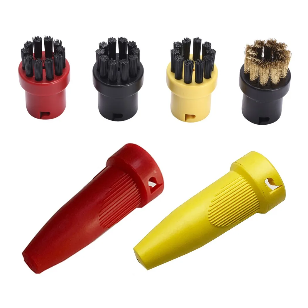 Силовое сопло + круглая щетка для пароочистителя Karcher серии SC 1 2 3 4 5 SI хорошо