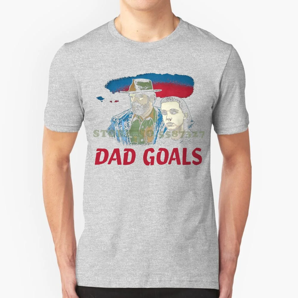 thumbnail image 1 of Camiseta para hombre del programa de televisión Stranger Tee Things Dad Goals Chief Hopper Eleven, 1 of 5