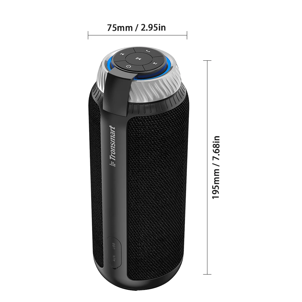 Tronsmart Element T6 динамик Bluetooth 4,1 IPX6 Водонепроницаемый TWS стерео звук громкой связи 25 Вт Двойной драйвер беспроводной динамик