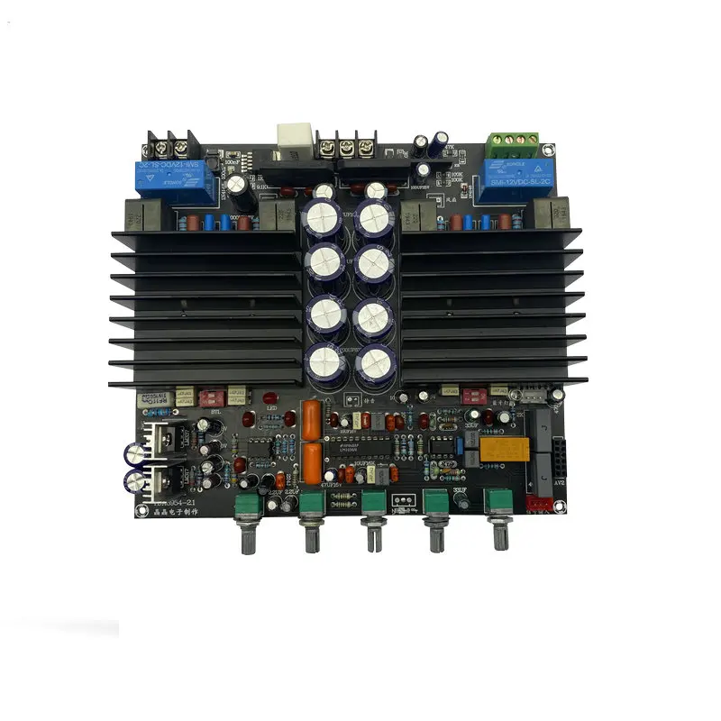 Последнее обновление 420 Вт TDA8954TH плата цифрового усилителя Bluetooth Класс D 210 Вт * 2 стерео предшественник LM1036 + NE5532 Amp сабвуфер