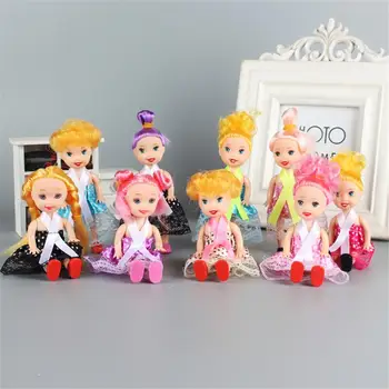 

5 PCS Mini Doll Toys 11CM Girl Doll Toy Random Delivery Reborn Baby Doll for Christmas Gril Gift
