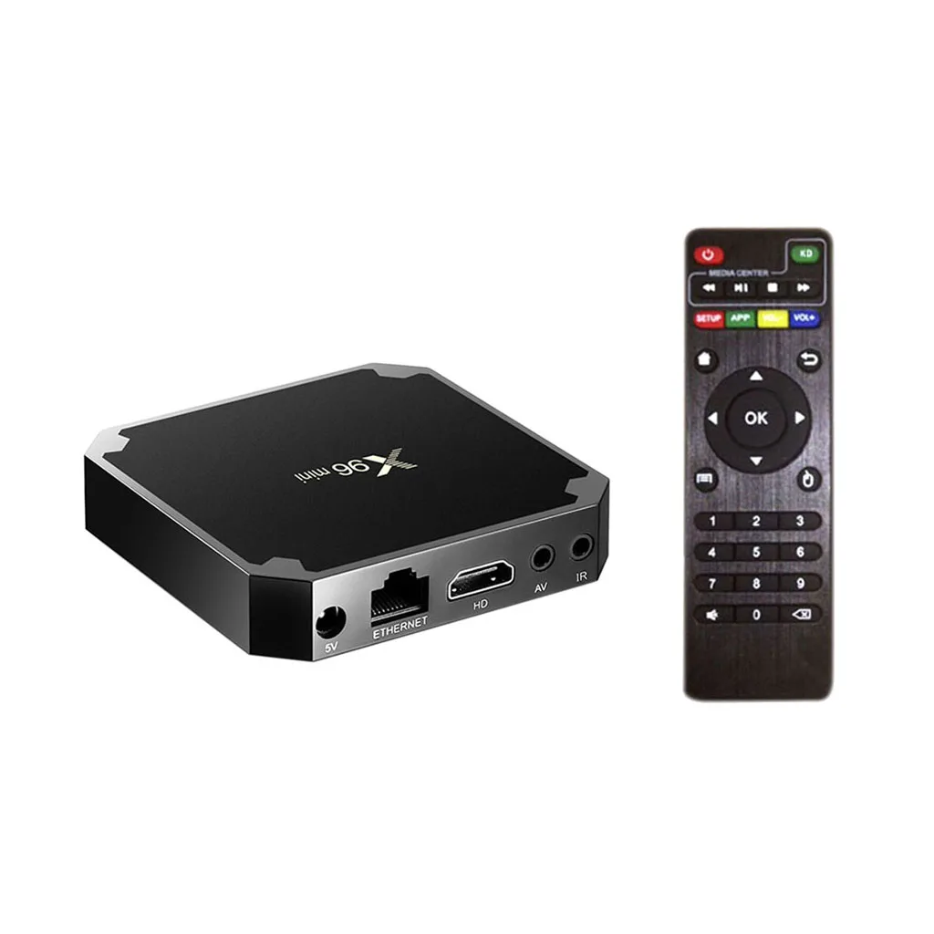 Smart TV Box x96 Mini Android 7.1 s905w 1gb RAM 8gb HDTV 4k IPTV 5 Core Language Muti-language