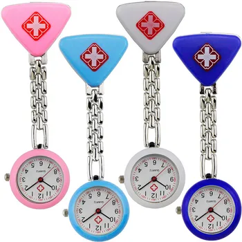 

Hot Nurse Doctor Who Pendant Pocket Clip Quartz Brooch Nurses Watch Hanging watch Medical 4 Colors available