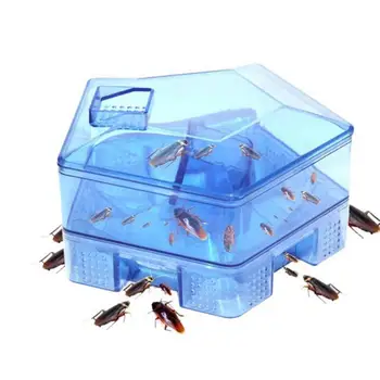 

Safe Non-toxic Cockroach Trap Efficient Anti Cockroaches Killer Bait Box Repeller Home Kitchen Cockroach Contains With 3pcs Bait