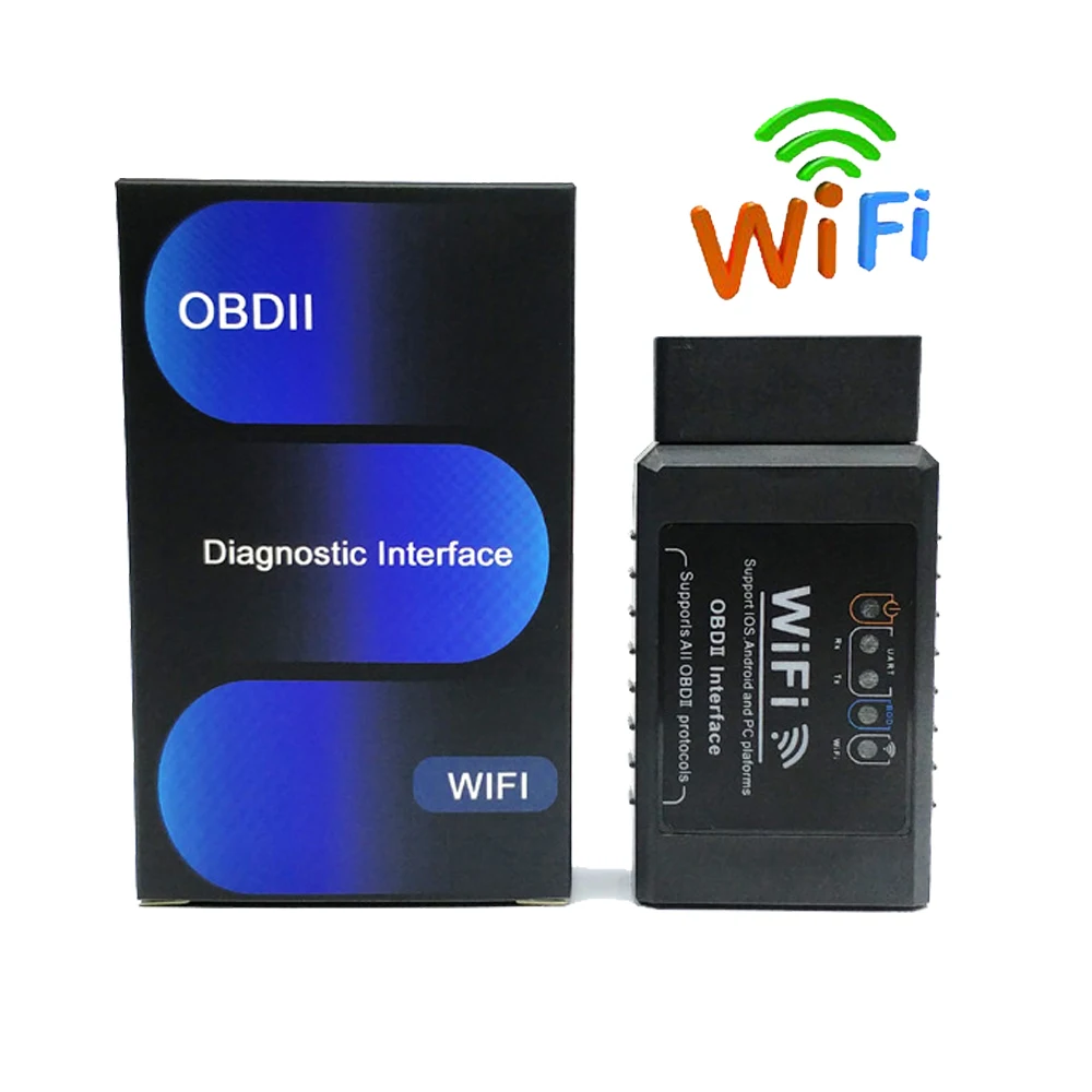 ELM327 Wifi V1.5 PIC18F25K80 для Android/IOS/PC Авто сканер модель автомобиля OBDII протоколы elm 327 считыватель кодов неисправностей - Цвет: as picture