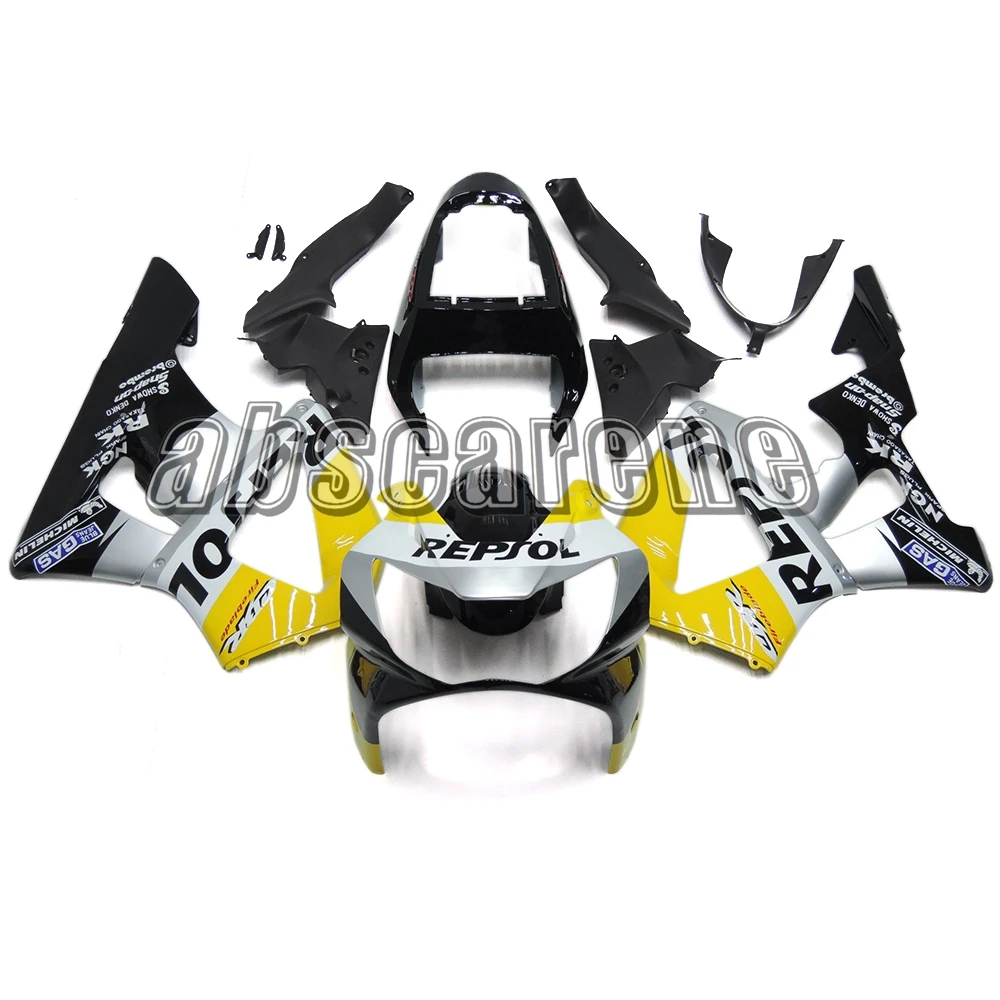 Полные Обтекатели для Honda CBR900RR 929 2000 2001 CBR 900RR 929 00 01 ABS пластик Кузов желтый серый черный нижние панели наборы