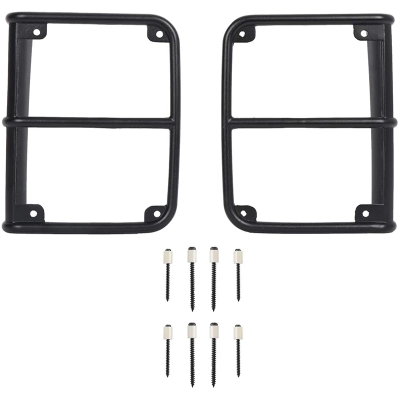 Tail Light Cover Rear Rugged Off-Road Lamp Guards for Jeep Wrangler JK 07-18- Pair | Автомобили и мотоциклы