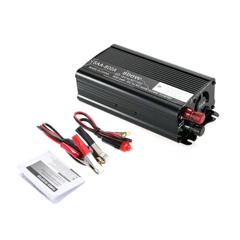 

Hot 2018 800W-1500W Car Power Inverter Solar Power Inverter DC 12V to AC 110V Modified Sine Wave Converter with Dual USB Interfa
