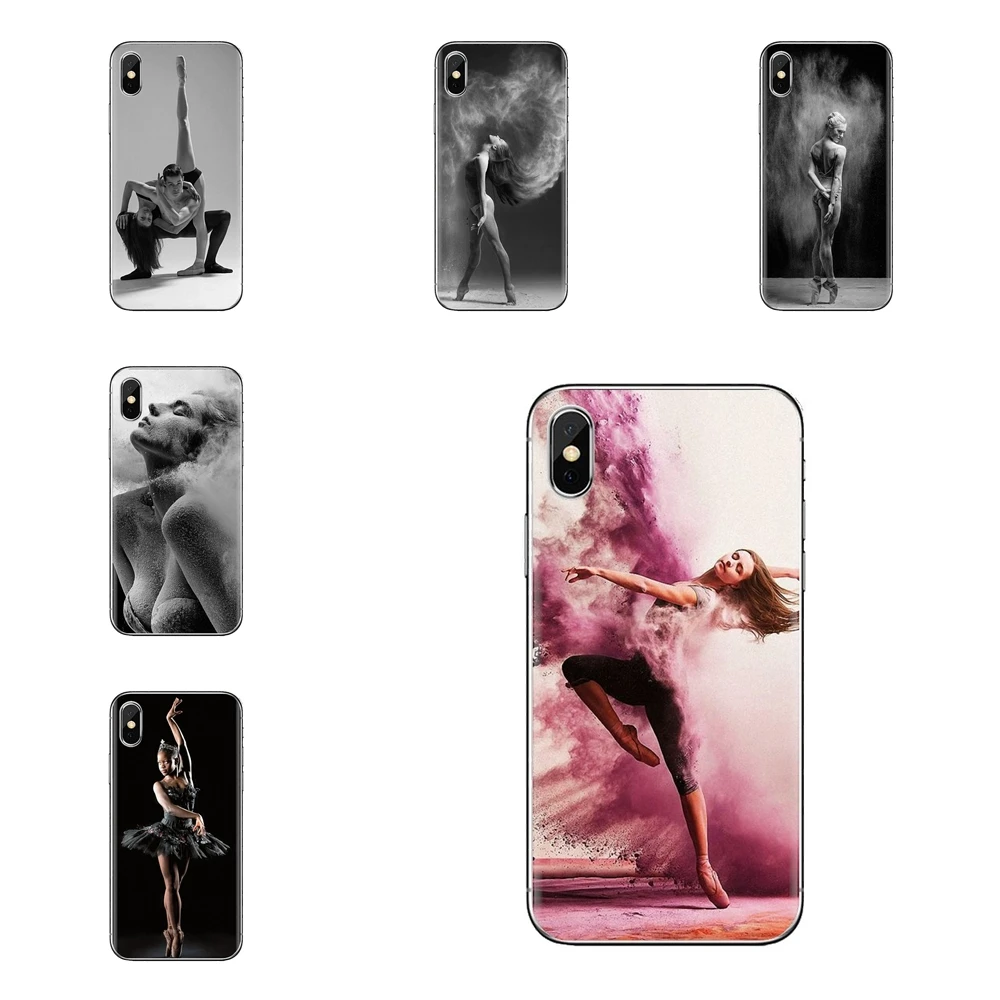 For iPhone XS Max XR X 4 4S 5 5S 5C SE 6 6S 7 8 Plus Samsung Galaxy J1 J3 J5 J7 A3 A5 Elegance Powerful Dance Portraits TPU Case |