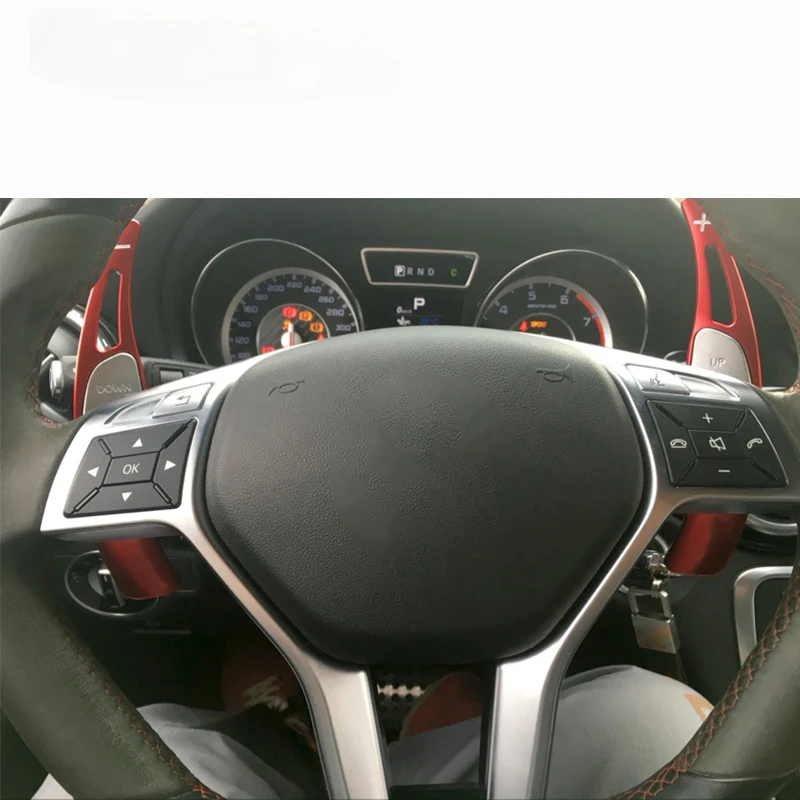 Автомобильный Алюминиевый Рычаг переключения передач для Mercedes Benz AMG A45 CLA45 C63 S63 GLA45