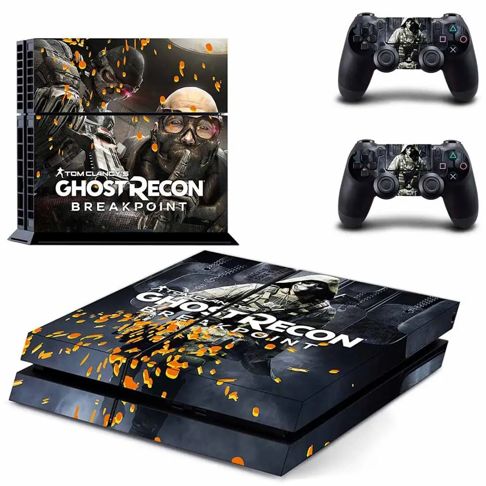 Tom Clancy's Ghost Recon: наклейка s Наклейка для PS4 PS 4 для консоли playstation 4 и 2 контроллера
