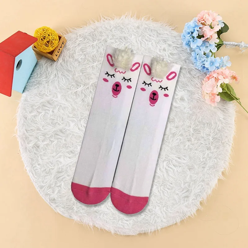 1pair3D Женская стильная футболка с изображением персонажей видеоигр носки Alpaca вечерние шаблон горячий нейтральный модные коттоновые носки женские Носки тепла падение