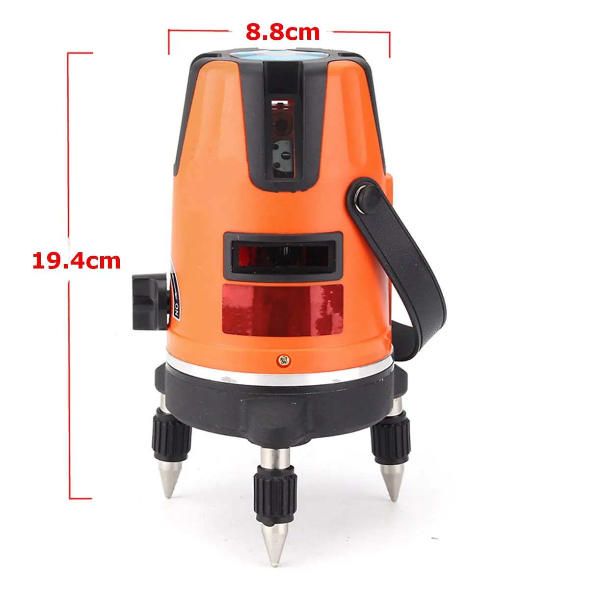 Automatic Self Leveling 5 Line 6 Point 4V1H Laser Level Measure Levelling Kit 360 Degrees Rotary Without Battery
