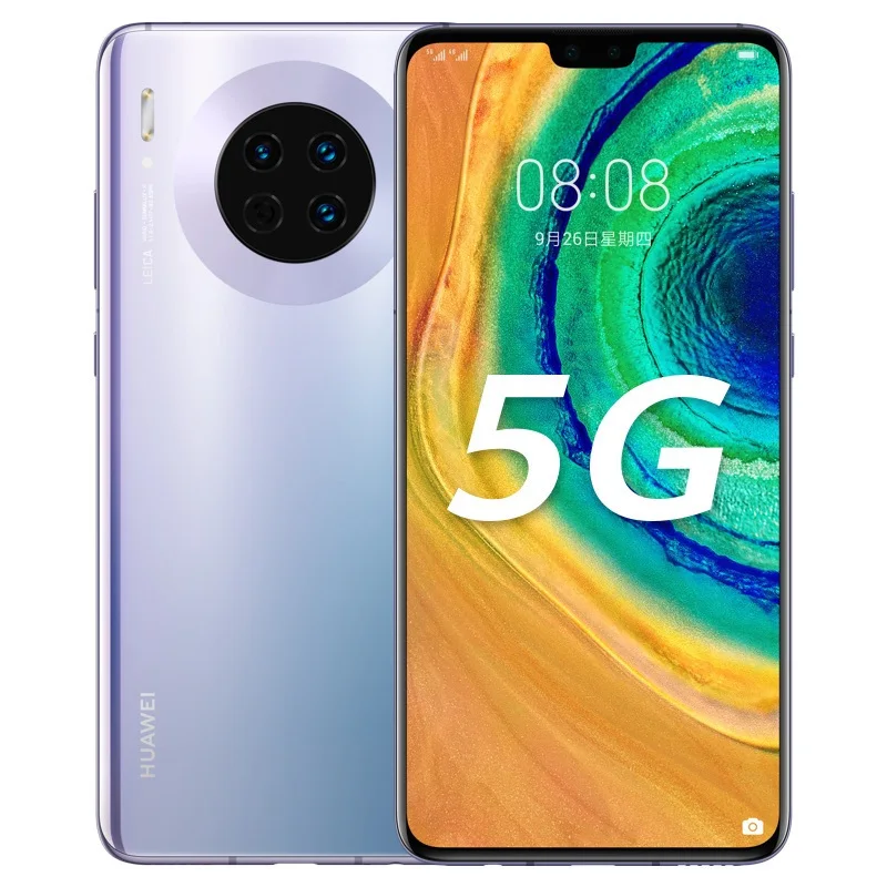 huawei mate 30 5G Версия Телефона Kirin 990 Android 10,0 6,6" 2340X1080 8 Гб ram 256 ГБ rom 40.0MP 40 Вт супер зарядное устройство IR Qi