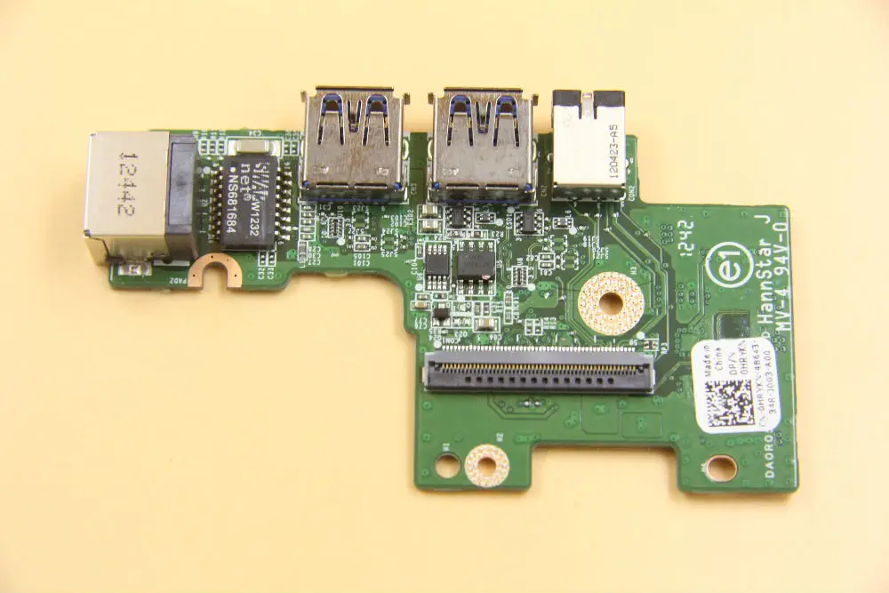 Original para Dell Inspiron 14Z N411Z de Audio USB 3,0 de la placa Ethernet 0HRYKN