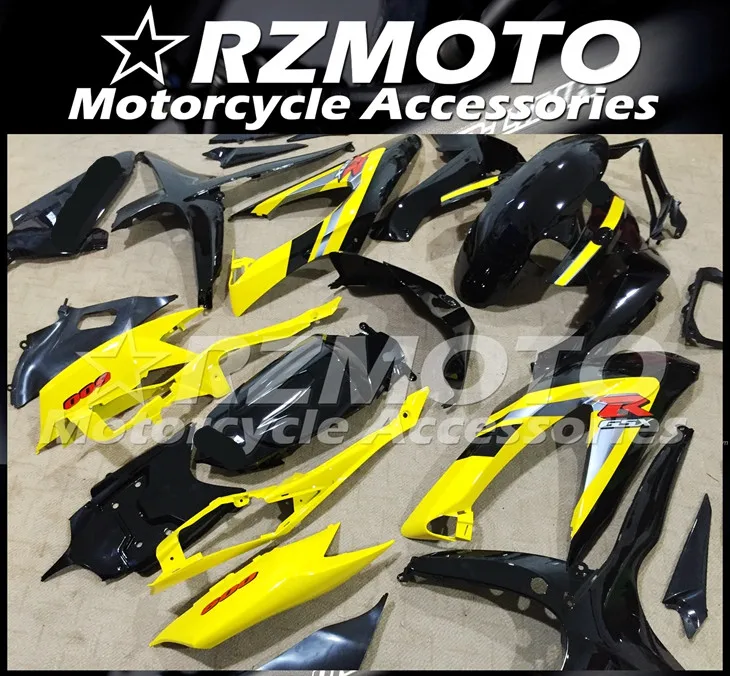ABS мотоцикл обтекатель комплект для SUZUKI GSXR600 750 K8 2008-2010 год кузов литья под давлением Магазин № 1158