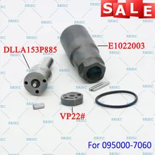 ERIKC 095000-7060 инжектор ремонт ремонтные комплекты сопла DLLA153P885, клапанная пластина, штифт, уплотнительное кольцо для Ford Transit 2,4 TDCi