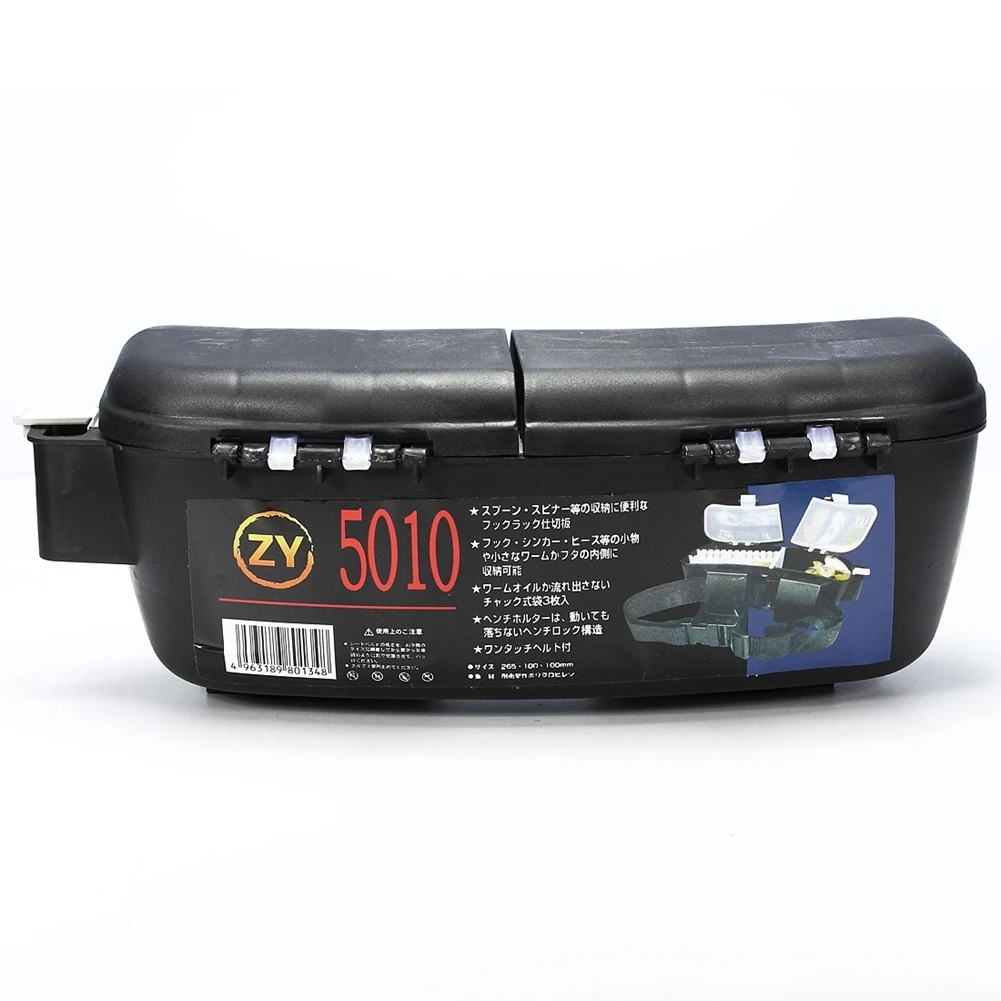 

Fishing Tackle Box Storage Fishing Lures Baits Spoons Hooks Reels Storage Bag Tackle Box Waist Belt Fishing Accessories