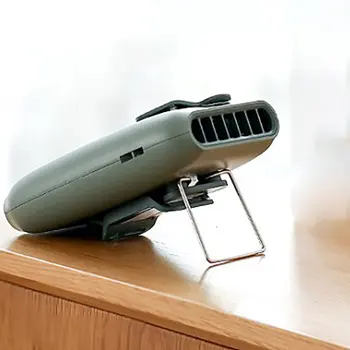 

Portable fan lazy fan hanging waist USB charging fan mini hanging neck fan multifunctional Strong wind core