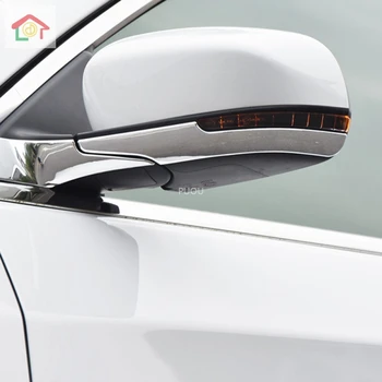 

For Jeep Compass 2017 2018 2019 2020 ABS Chrome Car Rearview mirror strip Cover Trim Cap Garnish Molding Overlay Styling