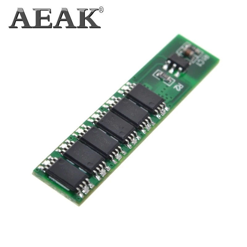 AEAK 1S 15A литий-ионный BMS PCM плата защиты батареи pcm для 18650 литий-ионный аккумулятор