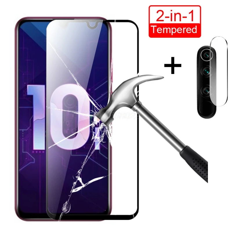 Стекло для камеры 2 в 1 Honor 10i Защитное стекло Huawei 10 Lite Light Honer экрана с защитой