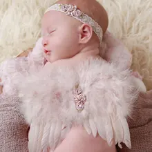 Европейские и американские детские розовые маленькие цветы и Крылья ангела, Детские аксессуары для волос