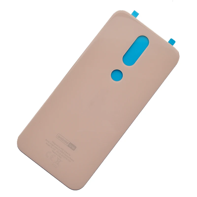 Для Nokia 4,2 TA-1184 TA-1133 TA-1149 TA-1150 TA-1157 Стекло Батарея задняя крышка Корпус задний чехол с логотипом - Цвет: pink