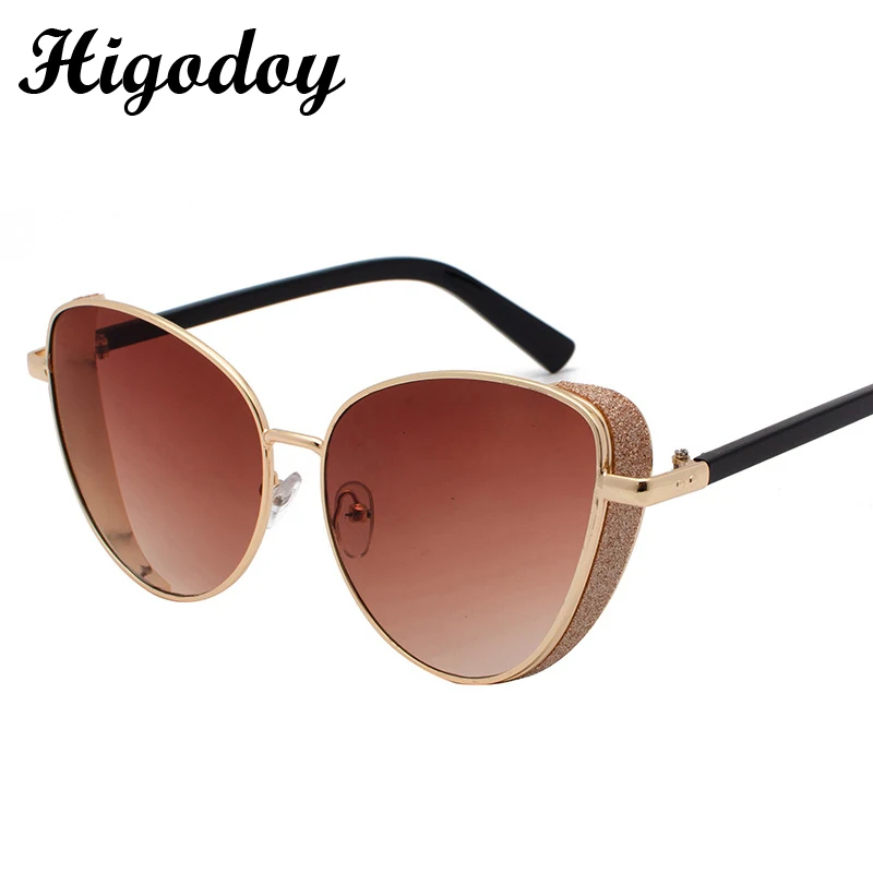 

Higodoy Vintage Luxury Metal Sunglasses Women Retro Goggle Ladies Oversized Sunglass Cat Eye Sunglases Men 2019 Gafas De Sol