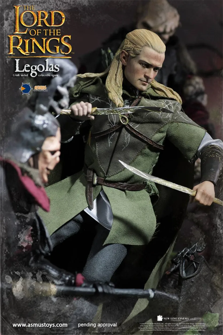 Игрушки Асмус LOTR010LUX Хоббит 1/6 эльфийский принц Леголас 1" Коллекция фигурка для фанатов подарок для хобби