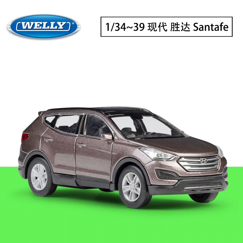 Модель автомобиля WELLY 1:36 Hyundai Santafe из сплава модель машины коллекционная игрушка