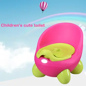 

Plastic Toilet Potty Seat Ring Delicate Design Portable Practical Durable with Armrest Girl Infant Baby Urinal Trainer Tool