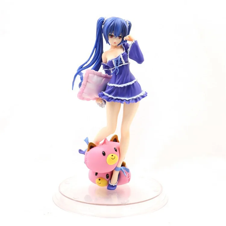 

23cm Hyperdimension Neptunia Sexy girl Neptune Noire doll Anime Figure PVC Collection Model Toy Action figure for friends gift