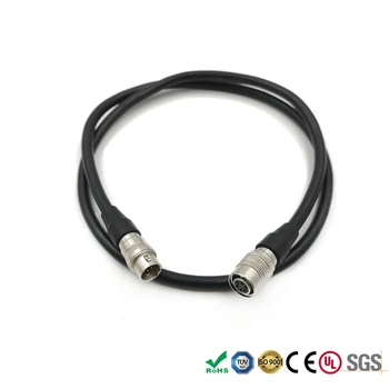 

Hirose 4 6 10 12 Pin Female Plug to Male Free Socket Machine Vision Camera Analog Cable, Robotic Coupler CCD Camera Lens Cable