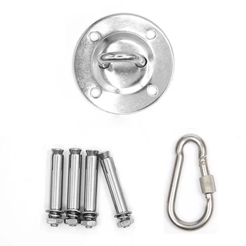 

Professional Ceiling Mount Anchor Bracket Hook Aerial Training Straps Yoga Hammock Hanging Kit Swings Ceiling Wall Mount Hook
